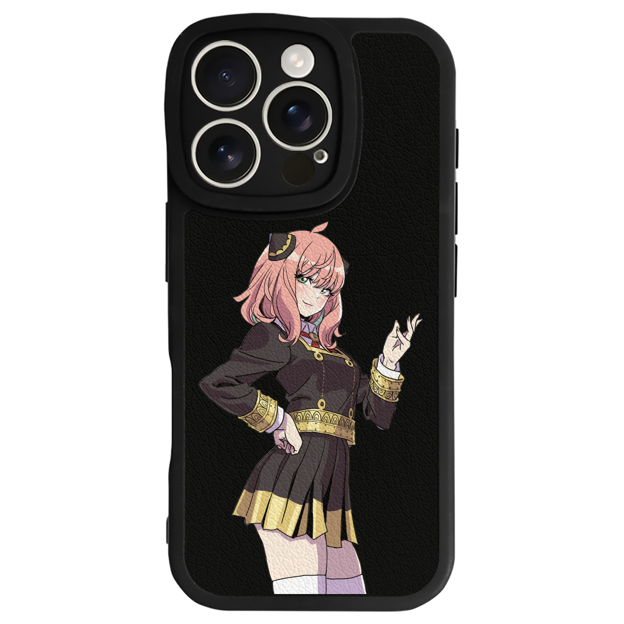 （画像用） SPY×FAMILY间谍家家酒 【iPhone 16シリーズ対応】シリコンスマホケース（レザー調） 材質：シリコン